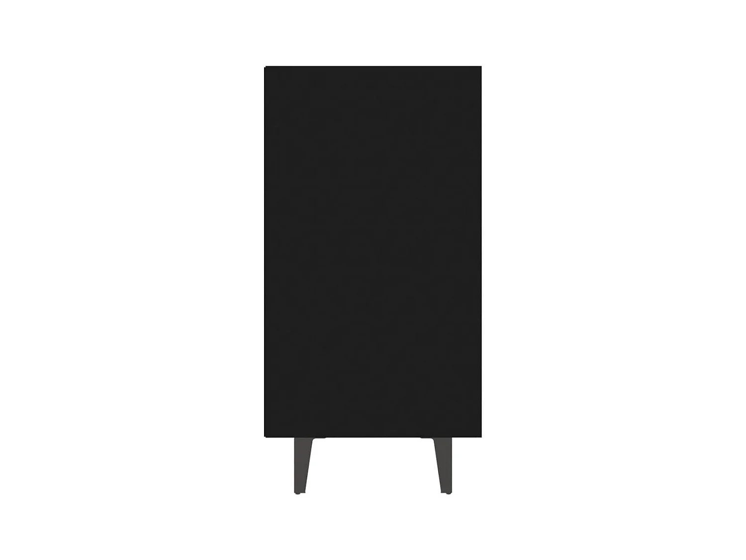 Buffet Noir 103,5x35x70 cm Aggloméré EGER49214