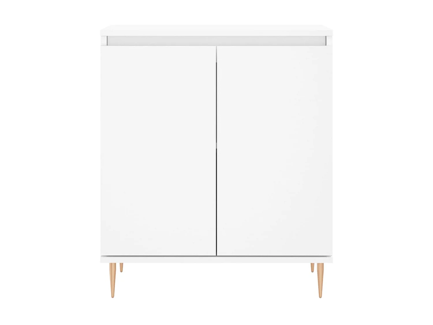 Buffet Blanc 60x35x70 cm Bois d'ingénierie QWE47889