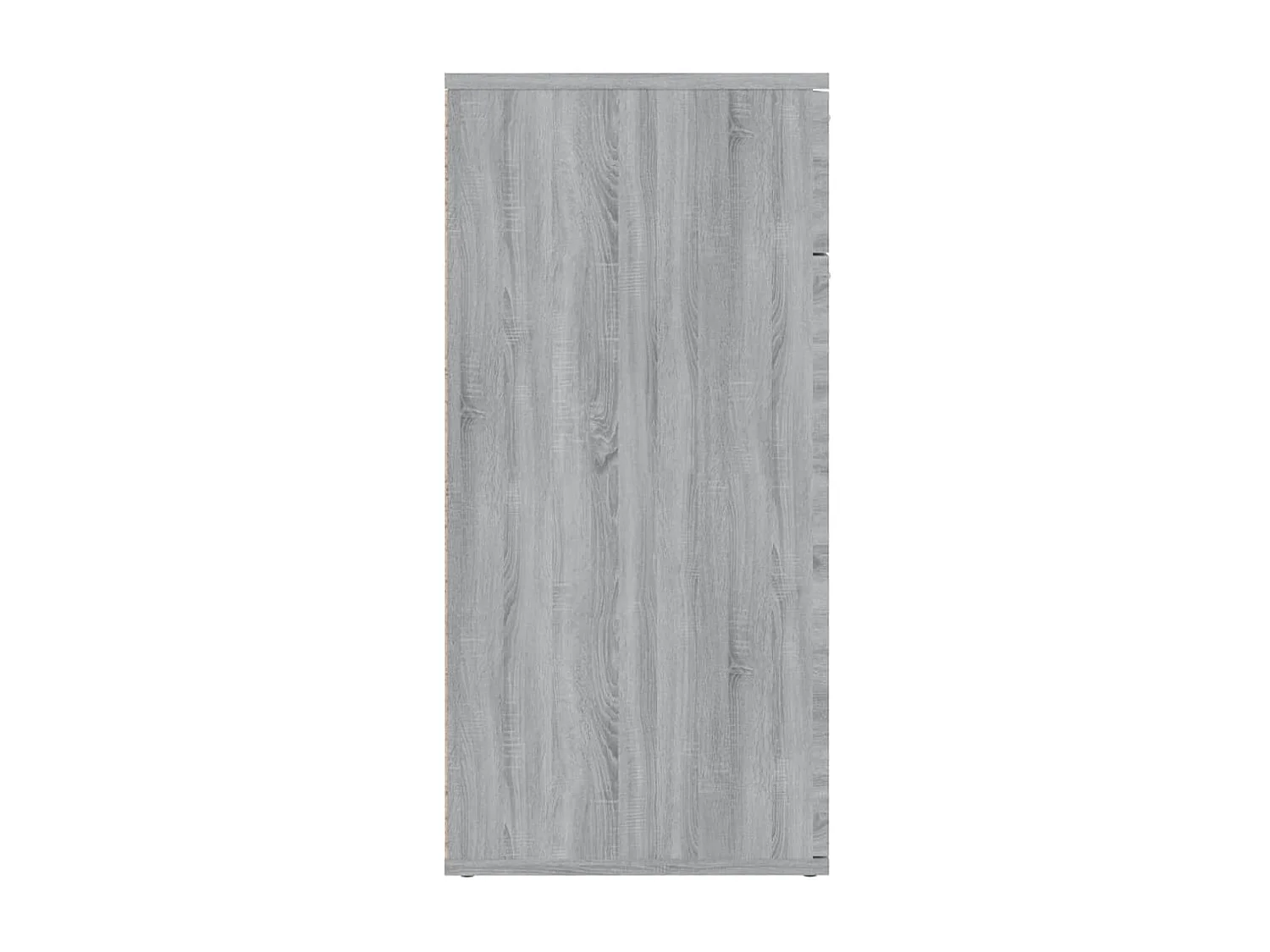 Dressoir 80x36x75 cm bewerkt hout grijs sonoma eikenkleurig NL984962