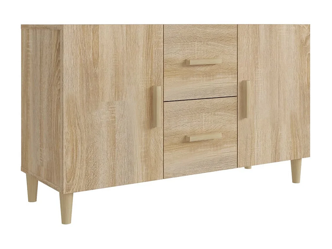 Buffet chêne sonoma 100x36x60 cm bois d'ingénierie EGER97057