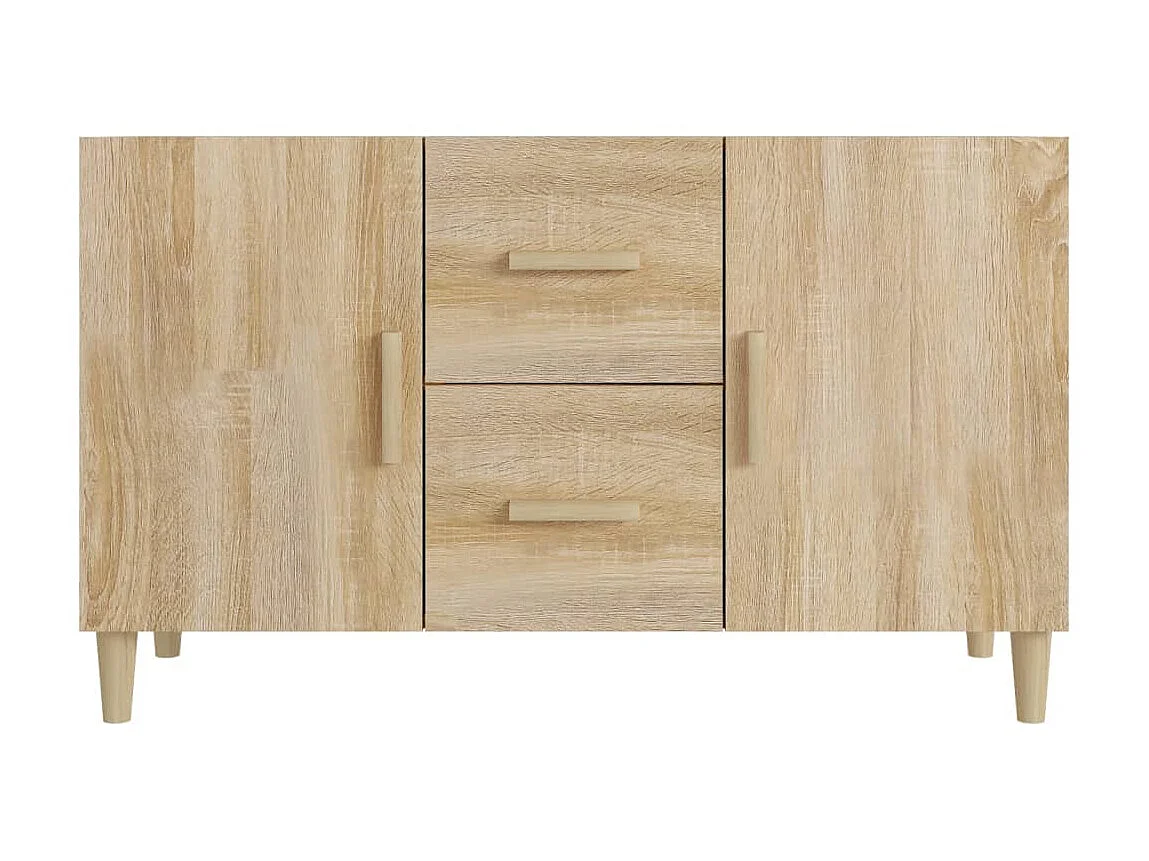 Buffet chêne sonoma 100x36x60 cm bois d'ingénierie EGER97057