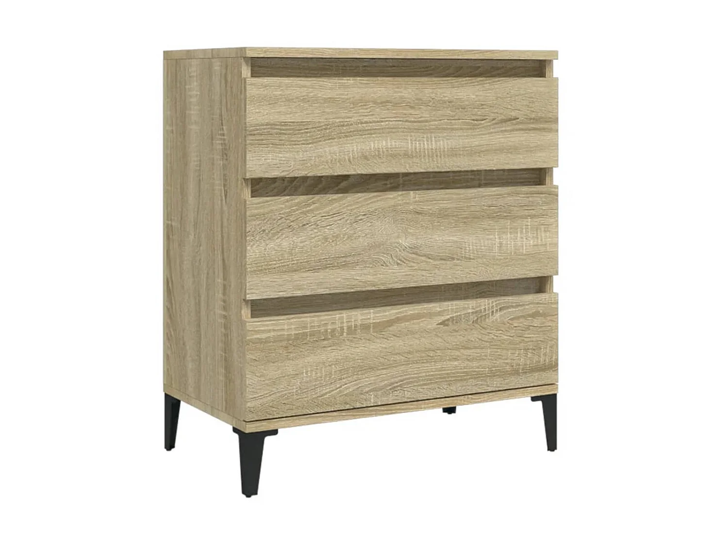 Buffet Chêne sonoma 60x35x70 cm Bois d'ingénierie EGER43214