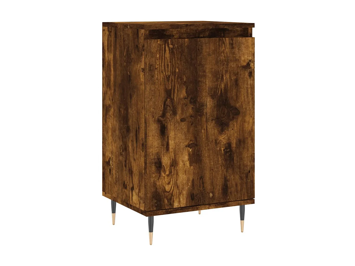 Dressoirs 2 st 40x35x70 cm bewerkt hout gerookt eikenkleurig NL26480