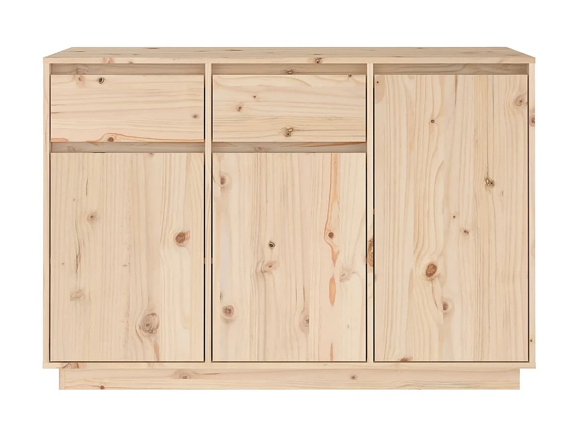 Buffet 110x34x75 cm bois massif de pin EGER86198