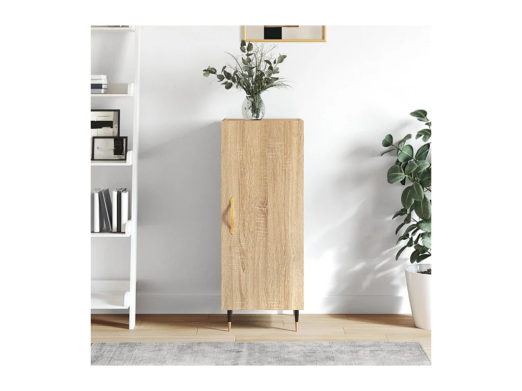 Buffet Chêne sonoma 34,5x34x90 cm Bois d'ingénierie QWE41247