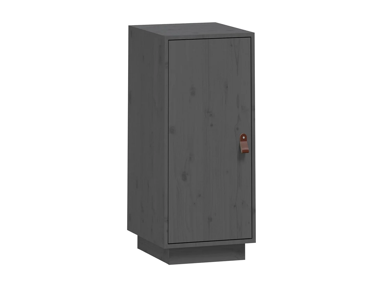 Dressoir 34x40x75 cm massief grenenhout grijs NL150267