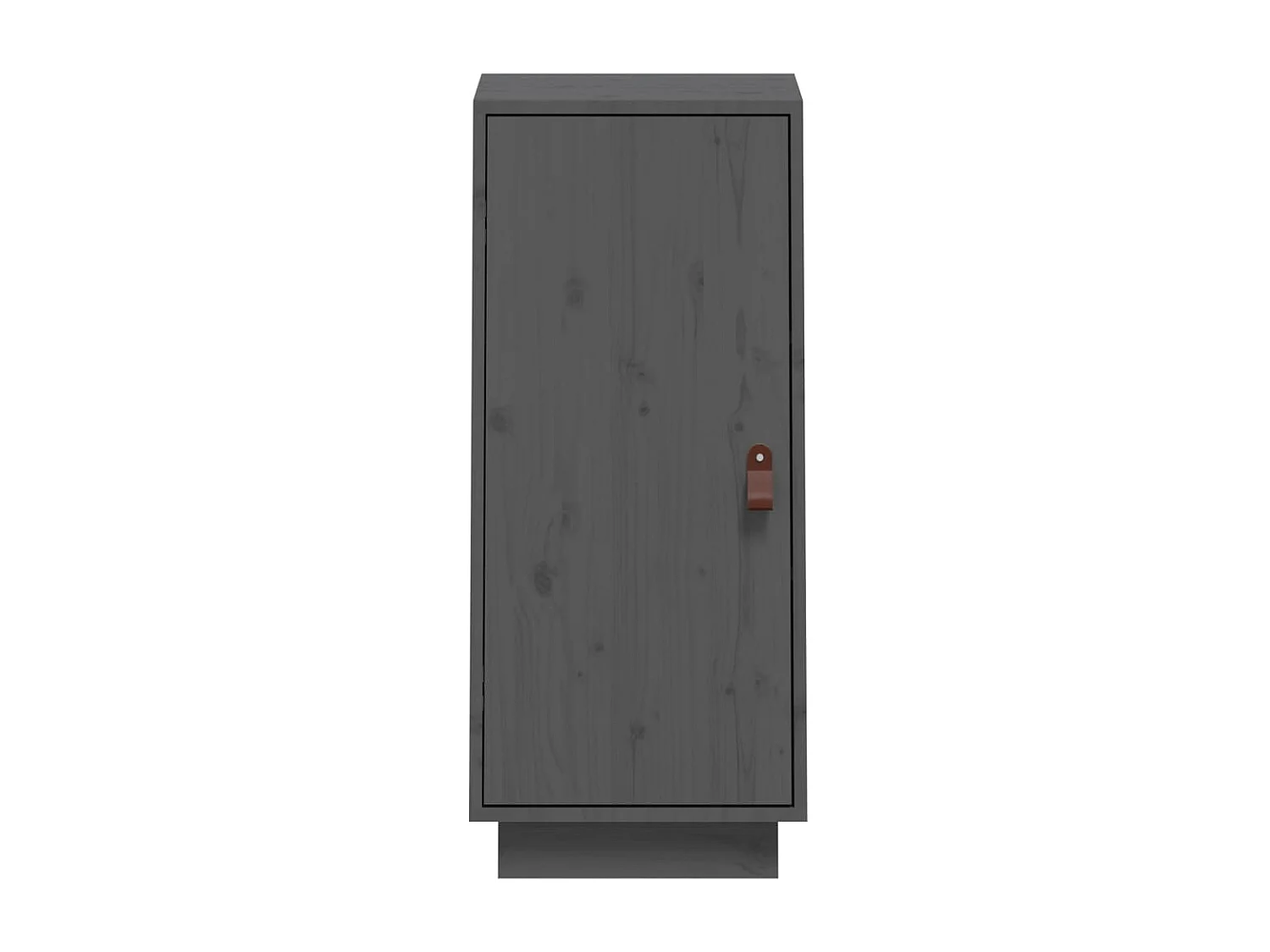 Dressoir 34x40x75 cm massief grenenhout grijs NL150267