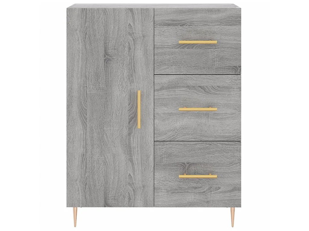 Aparador 69,5x34x90 cm derivados de madeira cinzento sonoma PT428619