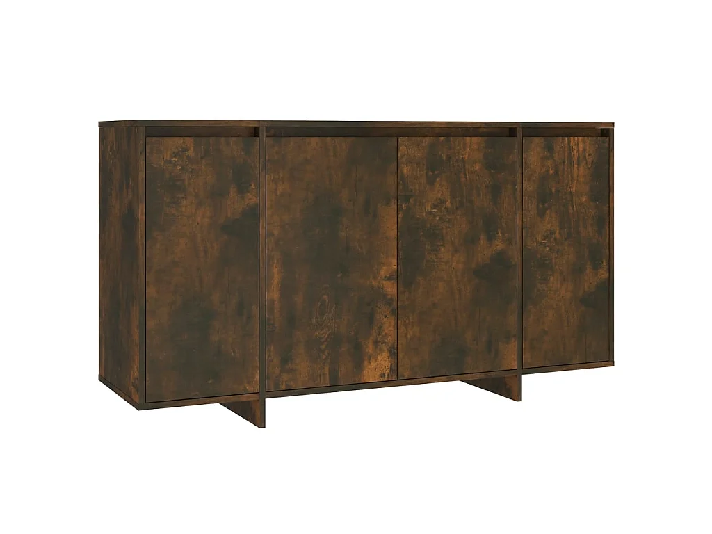 Buffet Chêne fumé 135x41x75 cm Aggloméré EGER41799
