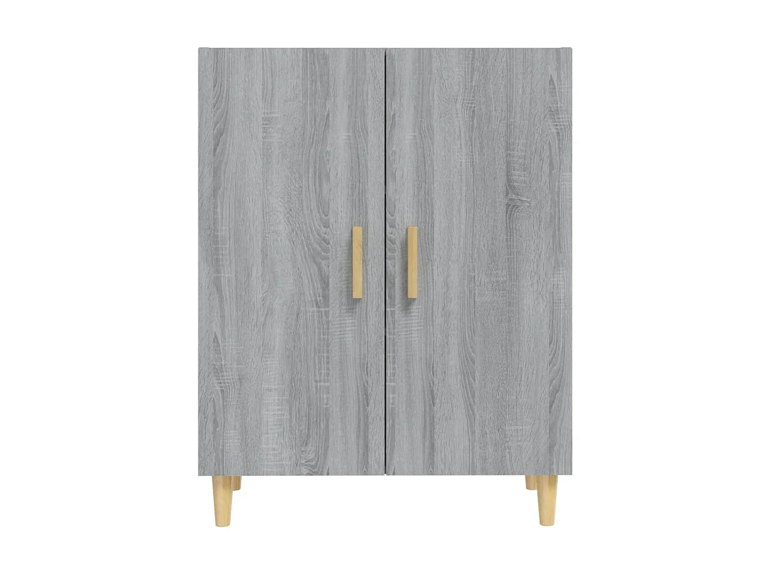 Aparador de madera contrachapada gris Sonoma 70x34x90 cm ES79400