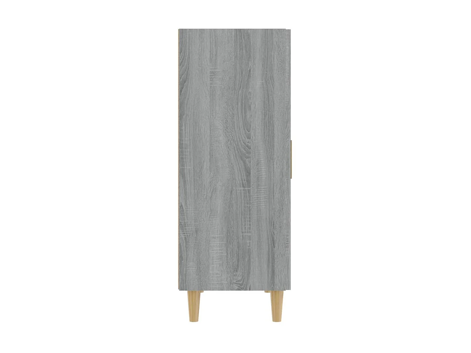 Aparador de madera contrachapada gris Sonoma 70x34x90 cm ES79400