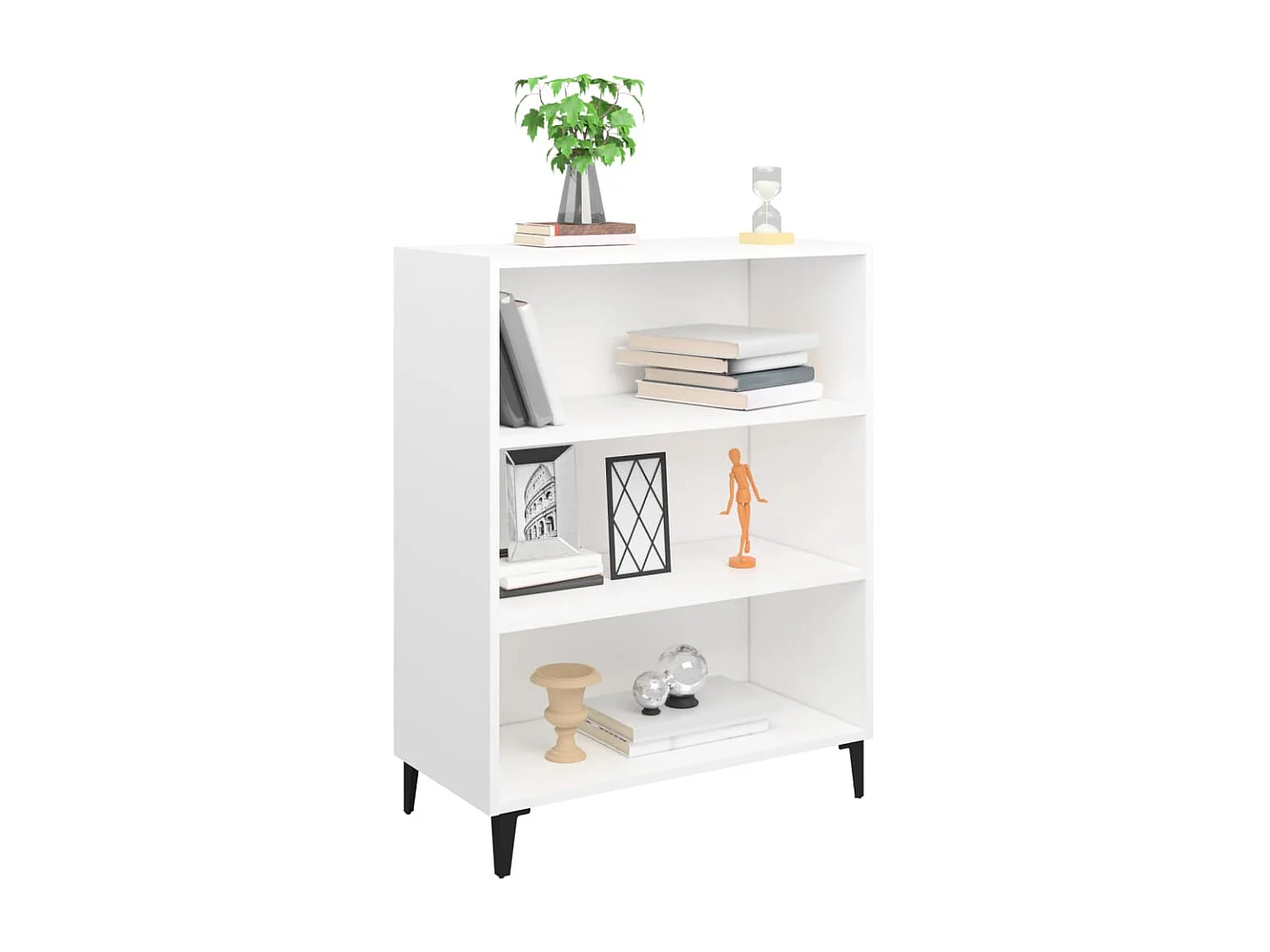 Aparador 69,5x32,5x90 cm madeira processada branco PT325510