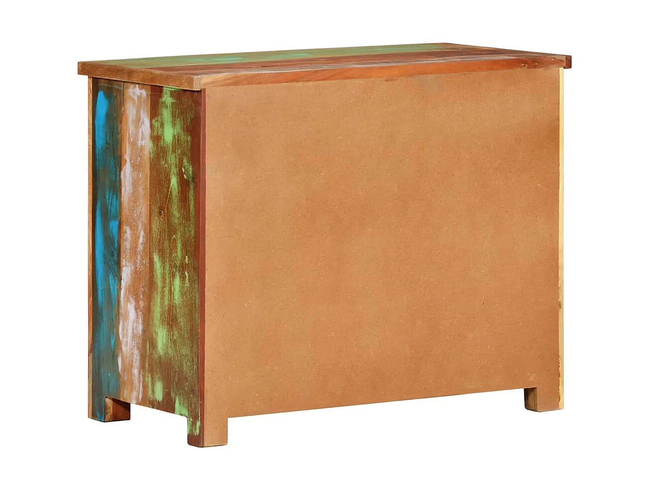 Buffet 68x35x55 cm bois massif de récupération QWE99769