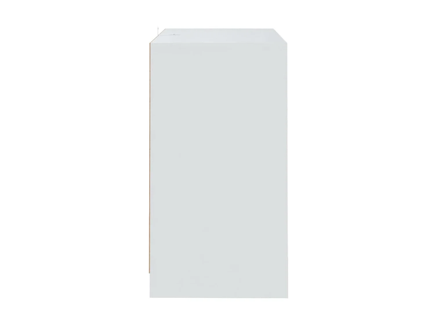 Aparadores 2 unidades madera contrachapada blanco 70x41x75 cm ES83825