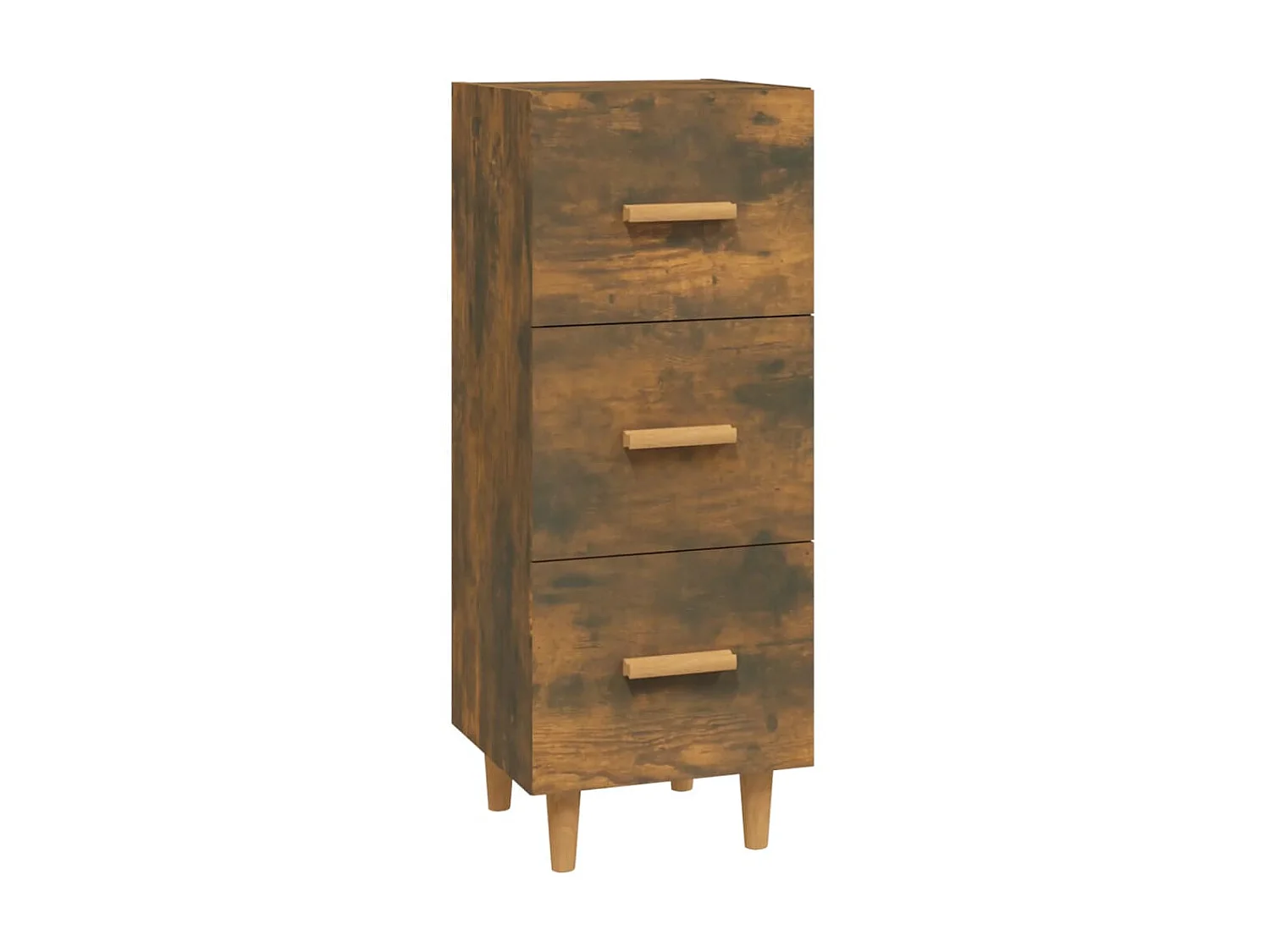 Buffet Chêne fumé 34,5x34x90 cm Bois d'ingénierie EGER53011