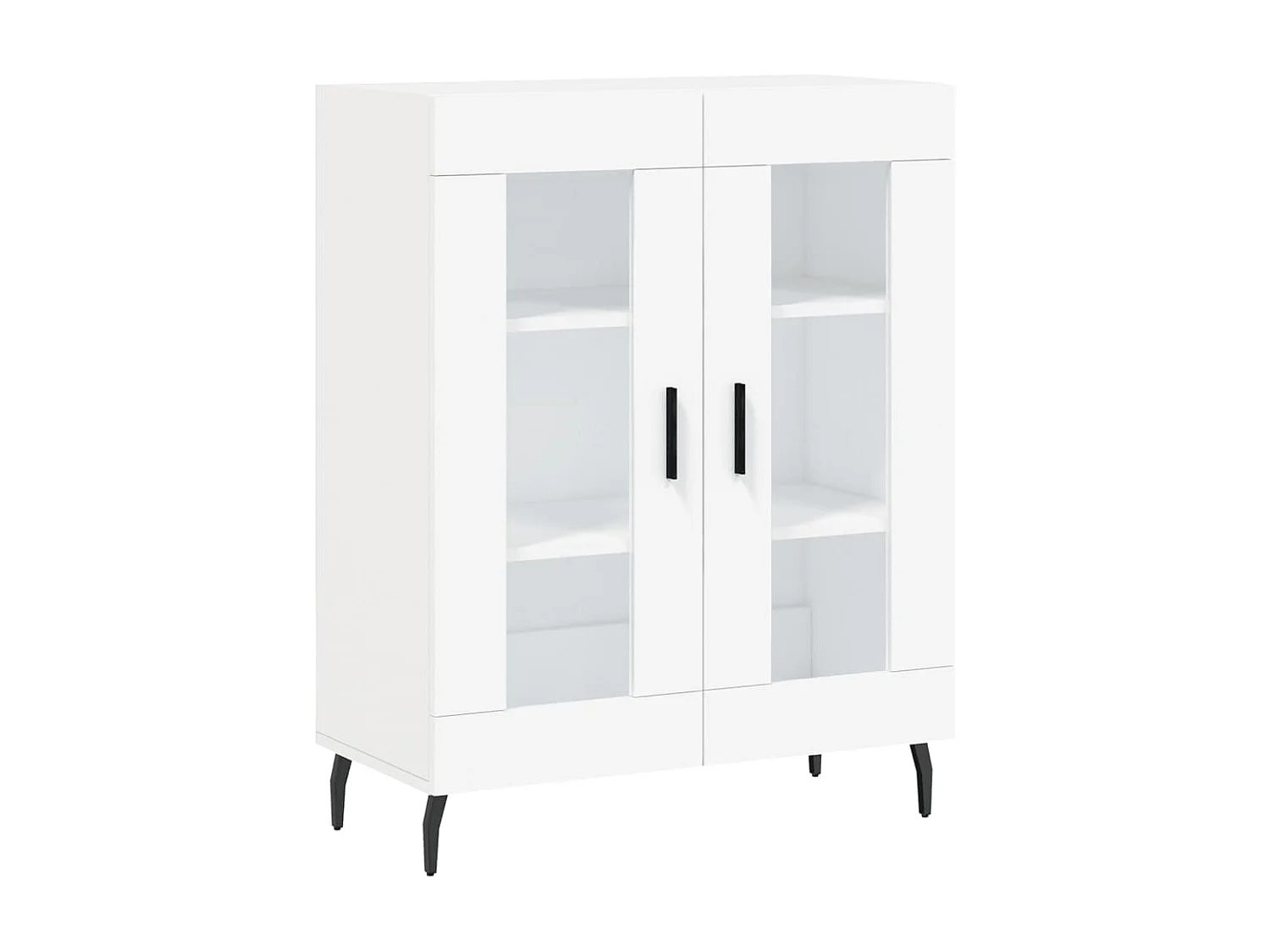 Dressoir 69,5x34x90 cm bewerkt hout wit NL446952