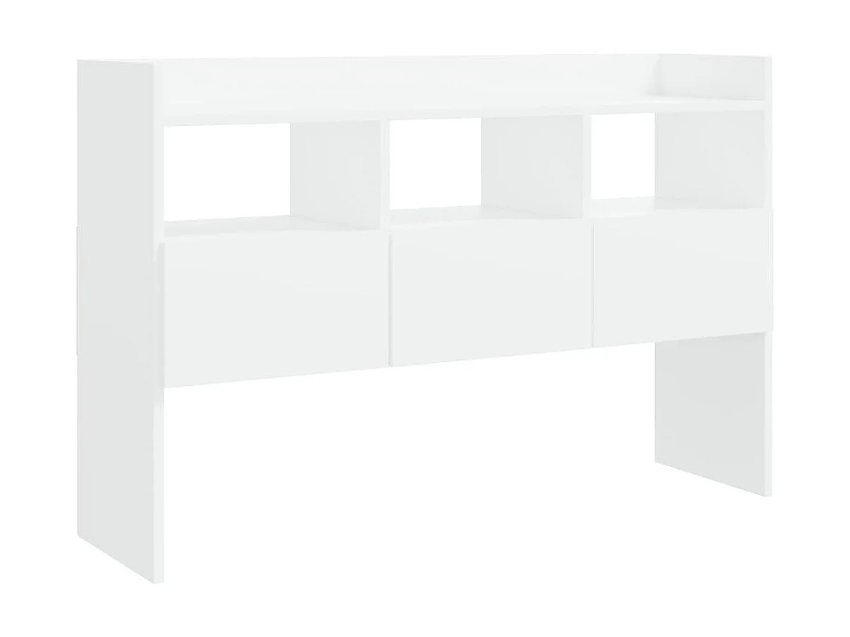 Buffet Blanc 105x30x70 cm Aggloméré QWE33339