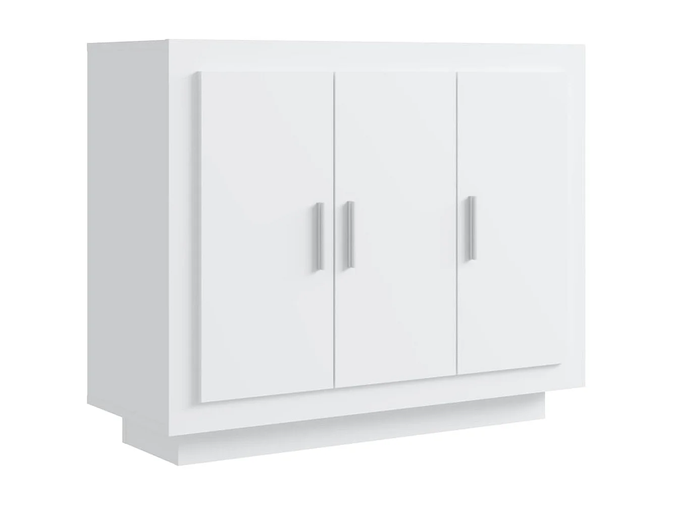 Buffet Blanc 92x35x75 cm Bois d'ingénierie EGER73790