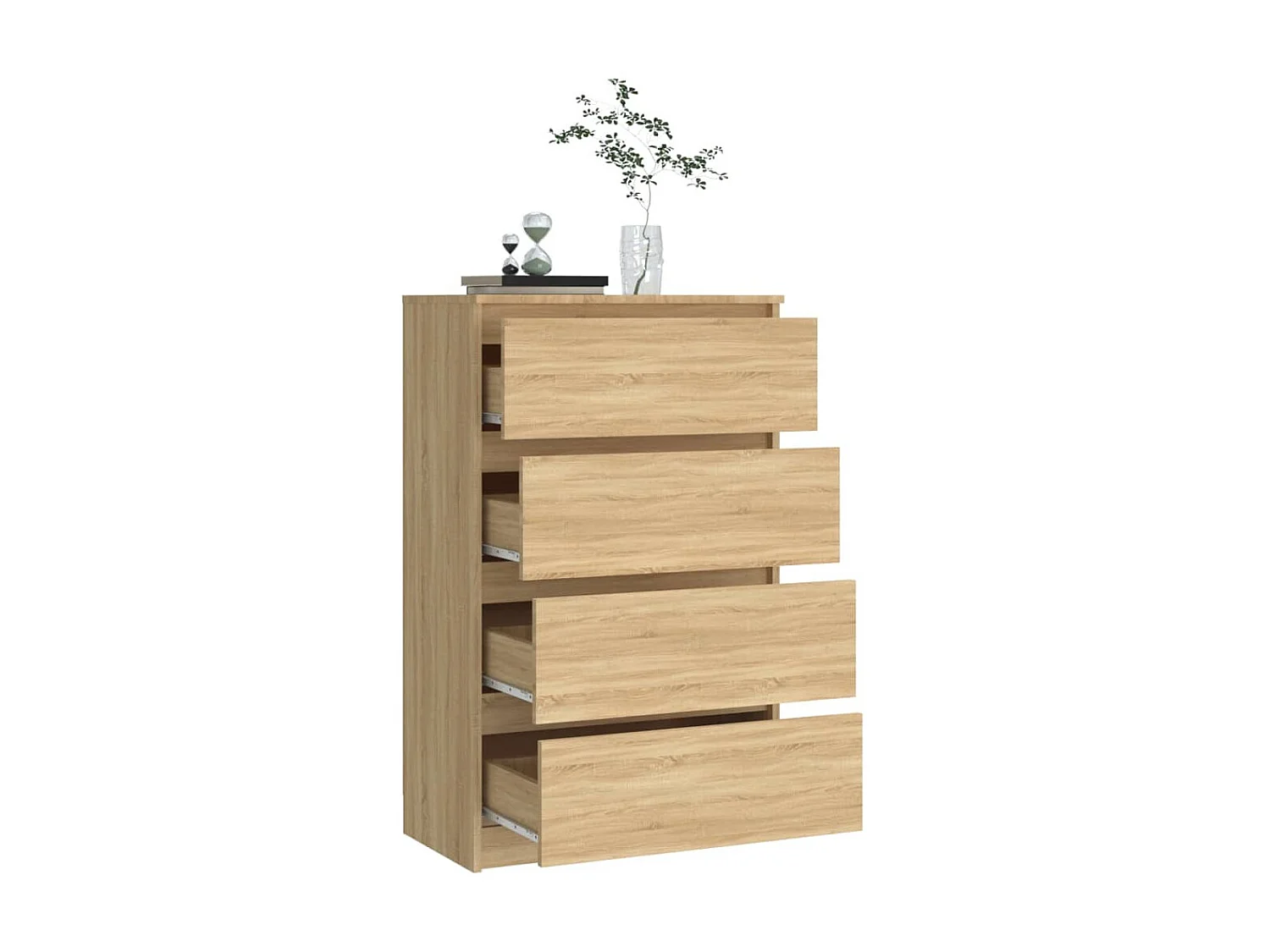 Buffet Chêne sonoma 60x35x98,5 cm Bois d'ingénierie EGER85067