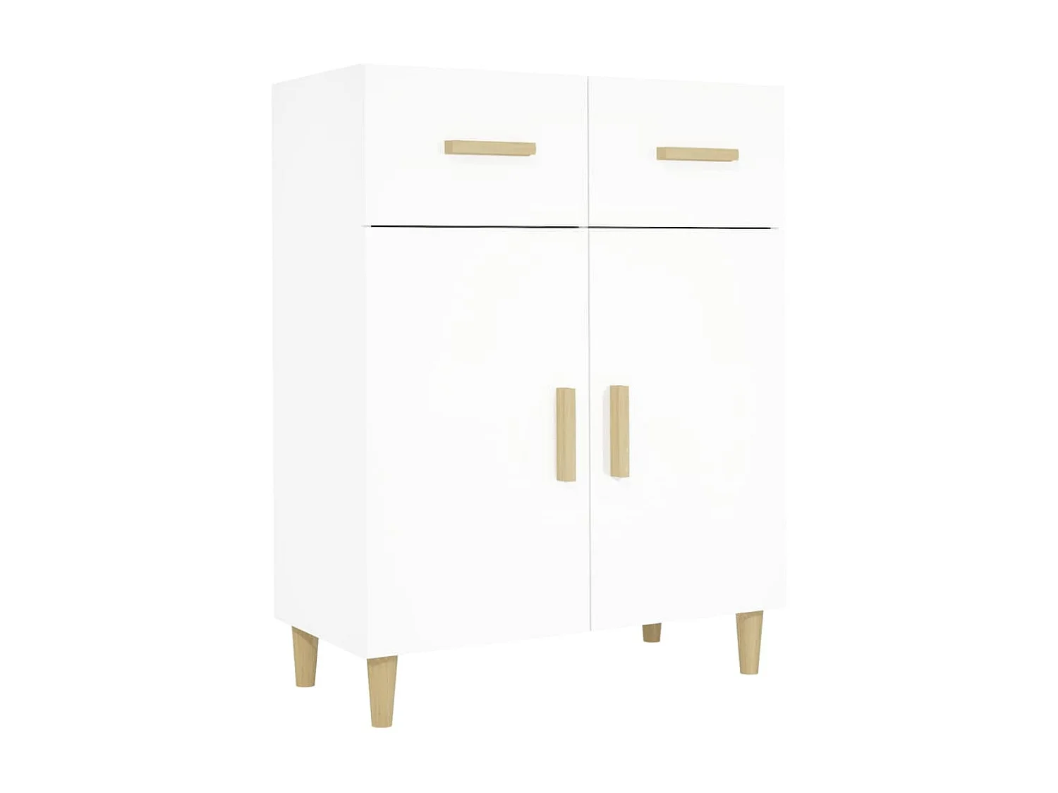 Aparador 69,5x34x89 cm madeira processada branco PT968737