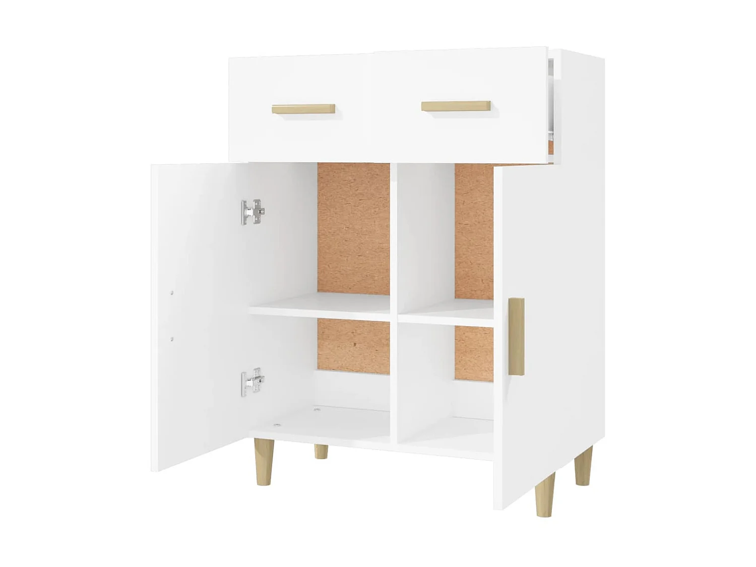 Aparador 69,5x34x89 cm madeira processada branco PT968737