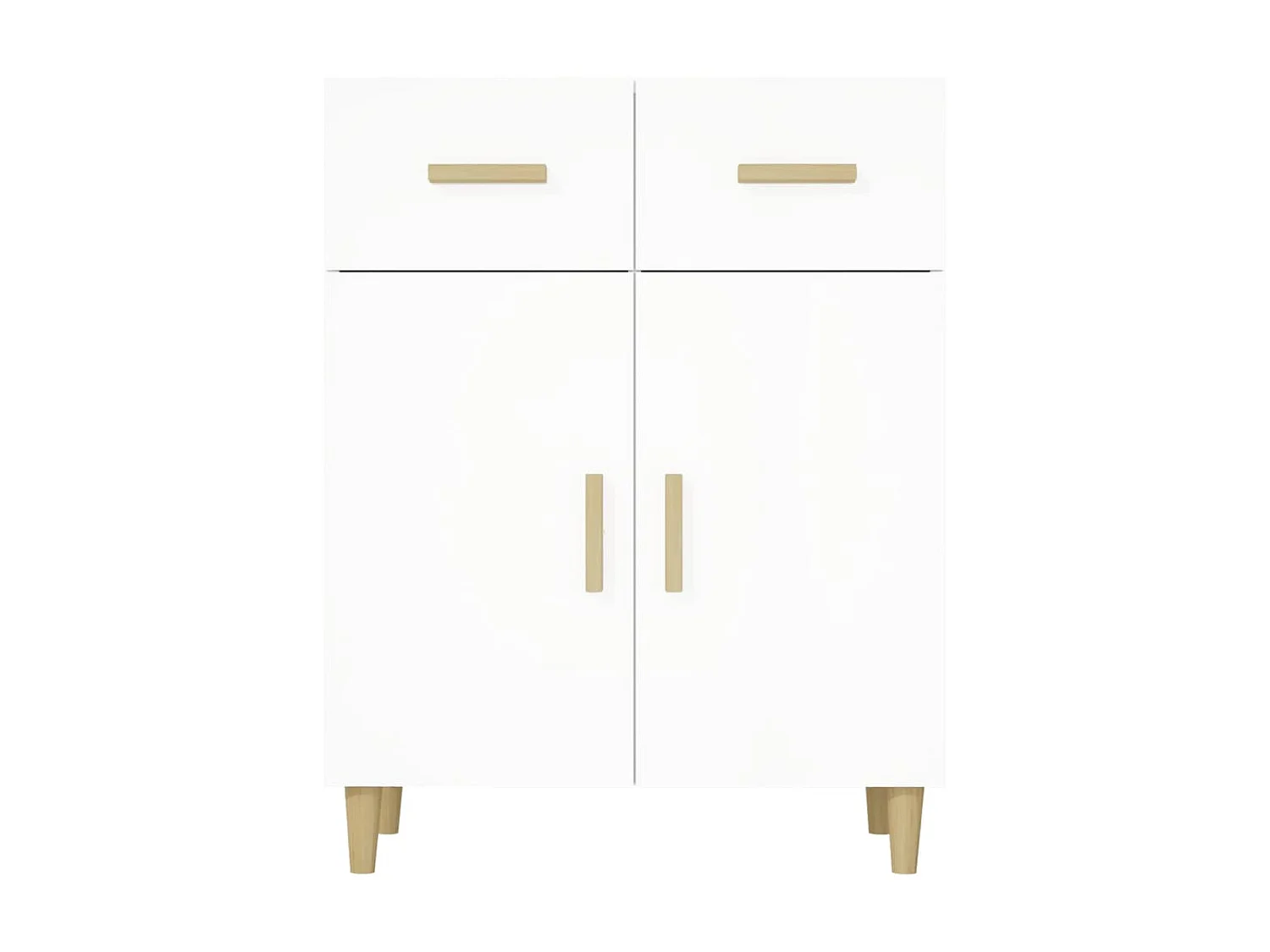 Aparador 69,5x34x89 cm madeira processada branco PT968737