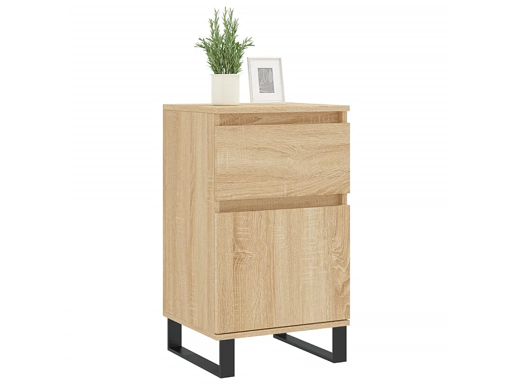 Aparadores 2 pcs 40x35x70 cm derivados madeira carvalho sonoma PT675768