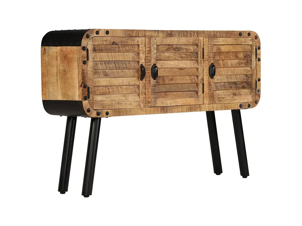 Buffet Bois de manguier massif 120 x 30 x 76 cm EGER93973