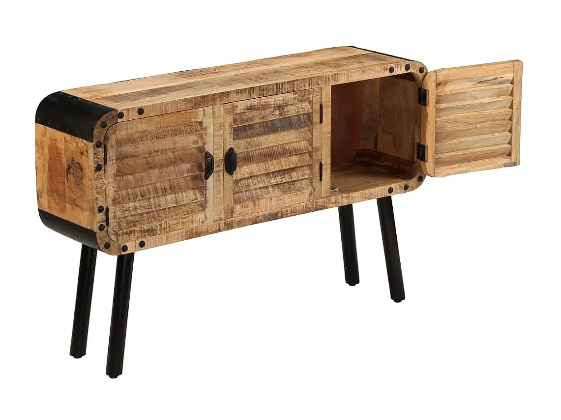 Buffet Bois de manguier massif 120 x 30 x 76 cm EGER93973