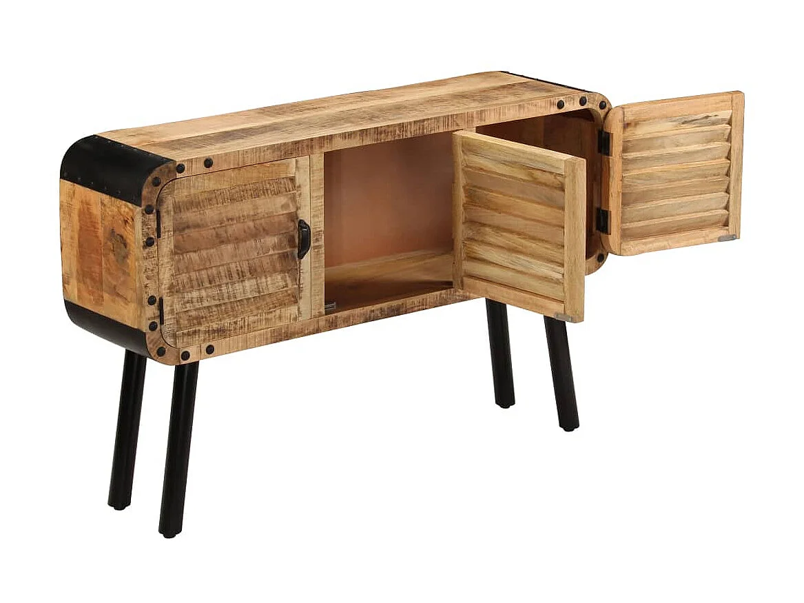 Buffet Bois de manguier massif 120 x 30 x 76 cm EGER93973