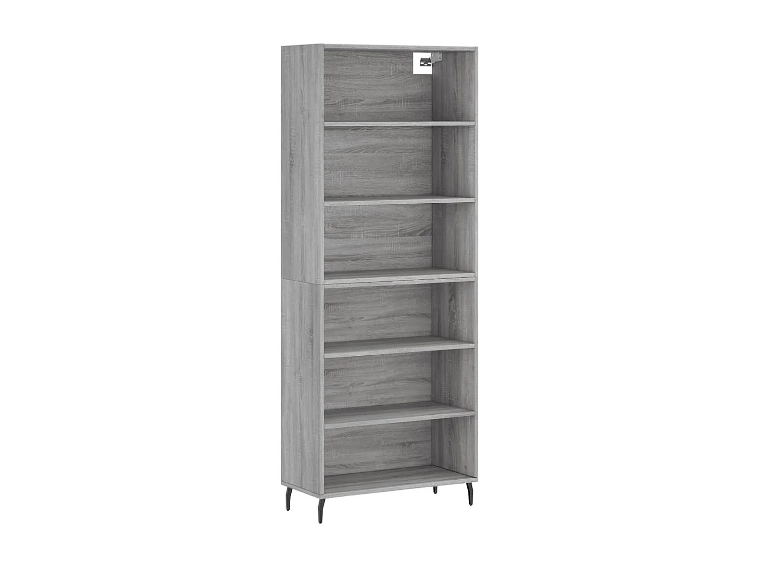 Highboard,Kommode Grau Sonoma 69,5x32,5x180 cm Holzwerkstoff -gkd230370