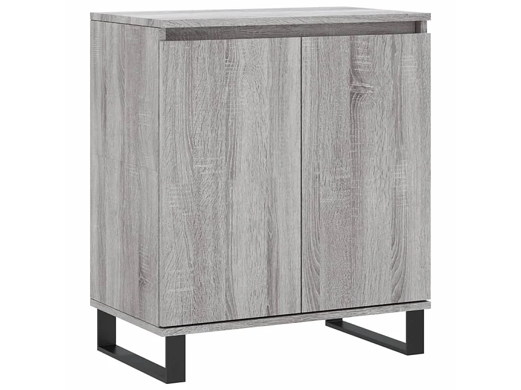 Buffet Sonoma gris 60x35x70 cm Bois d'ingénierie QWE86356