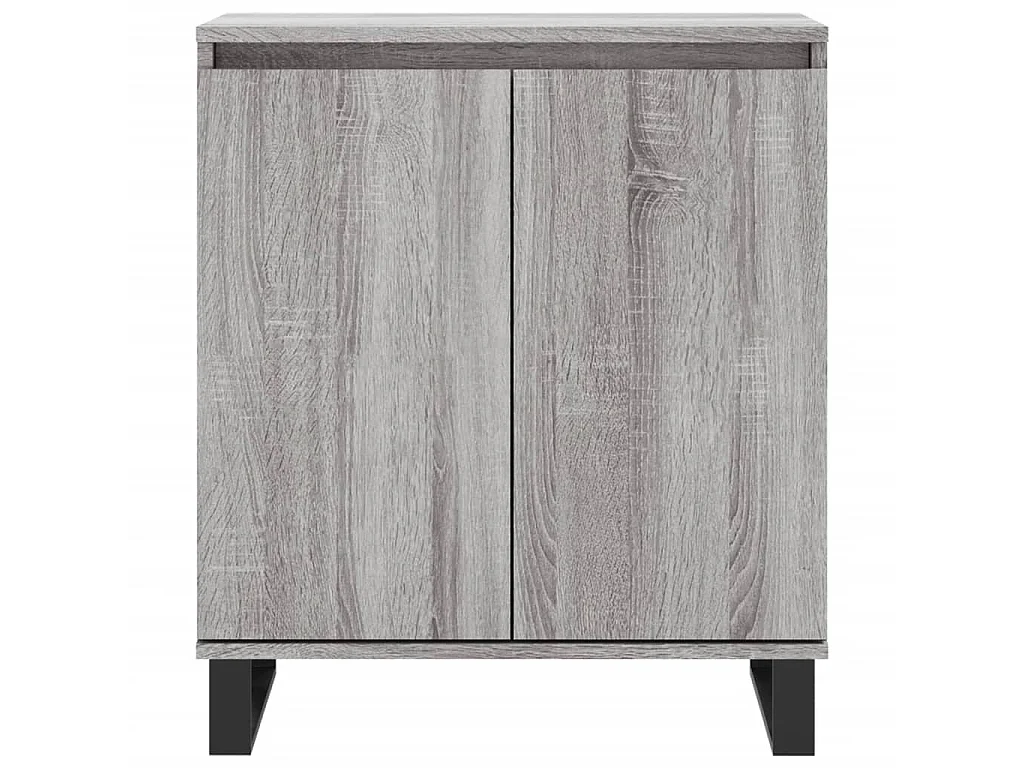 Buffet Sonoma gris 60x35x70 cm Bois d'ingénierie QWE86356