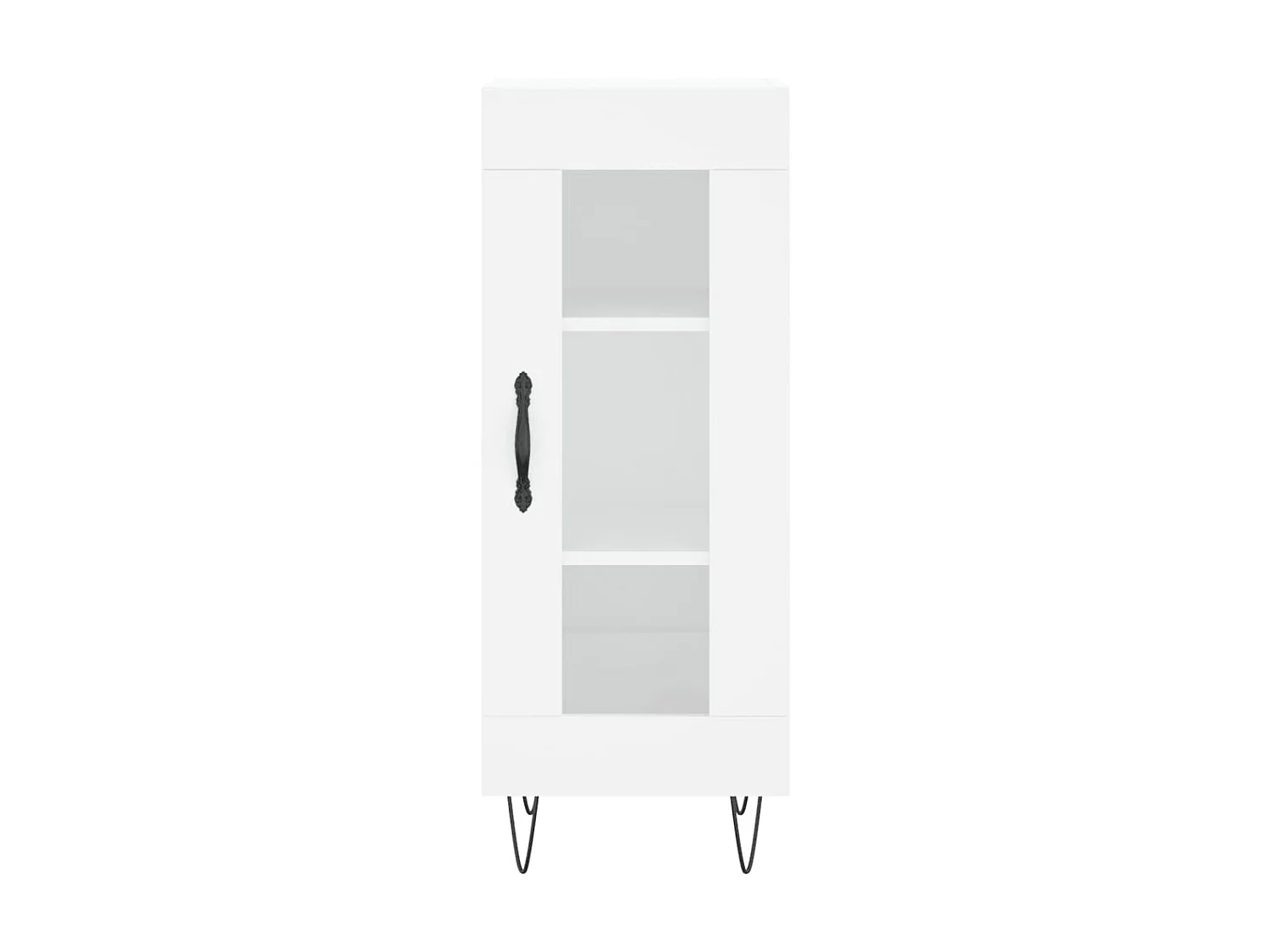 Buffet blanc 34,5x34x90 cm bois d'ingénierie QWE58977