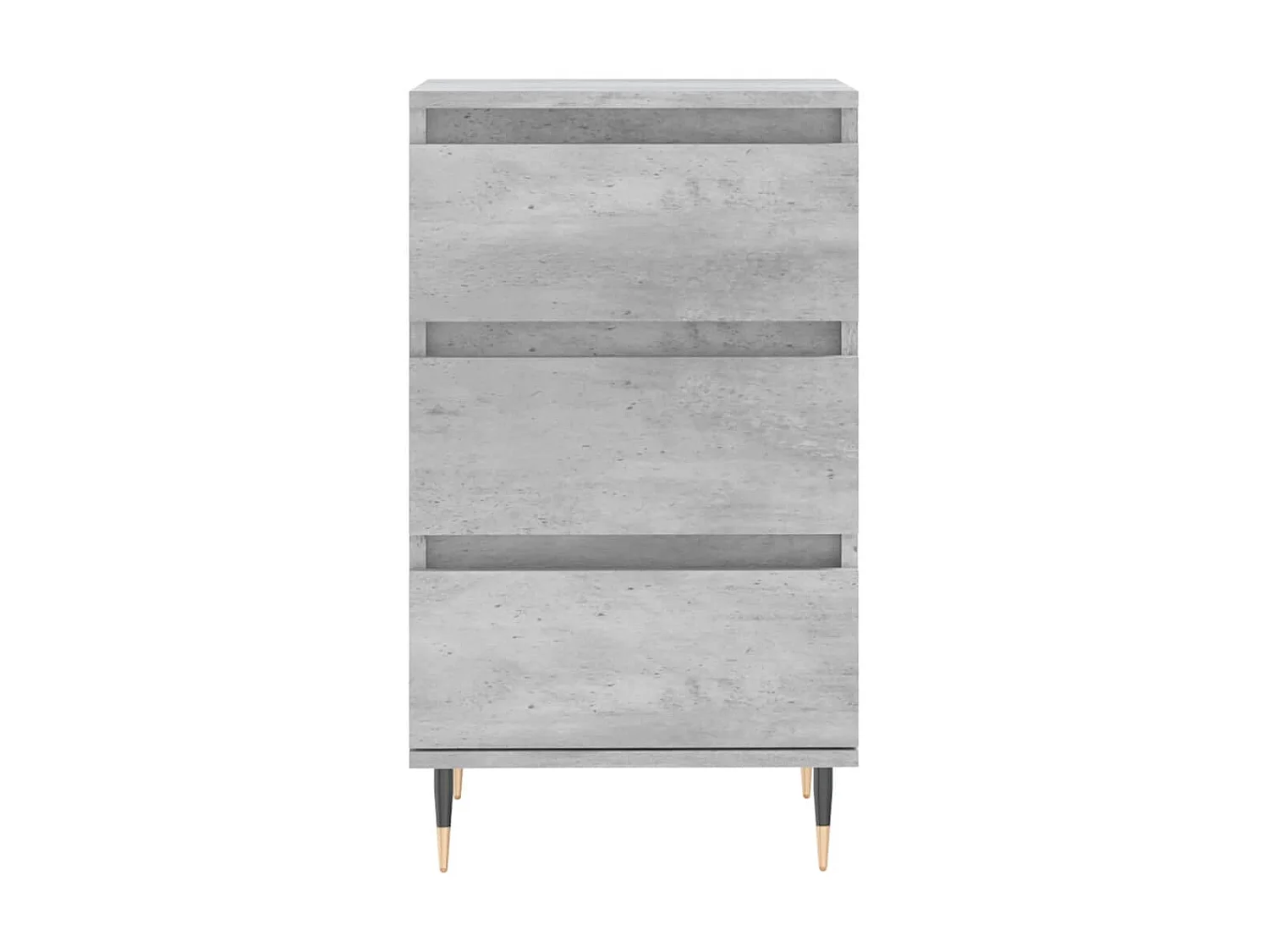 Buffet gris béton 40x35x70 cm bois d'ingénierie QWE49469