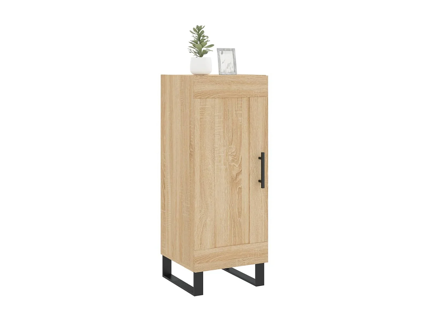 Buffet Chêne sonoma 34,5x34x90 cm Bois d'ingénierie QWE68197