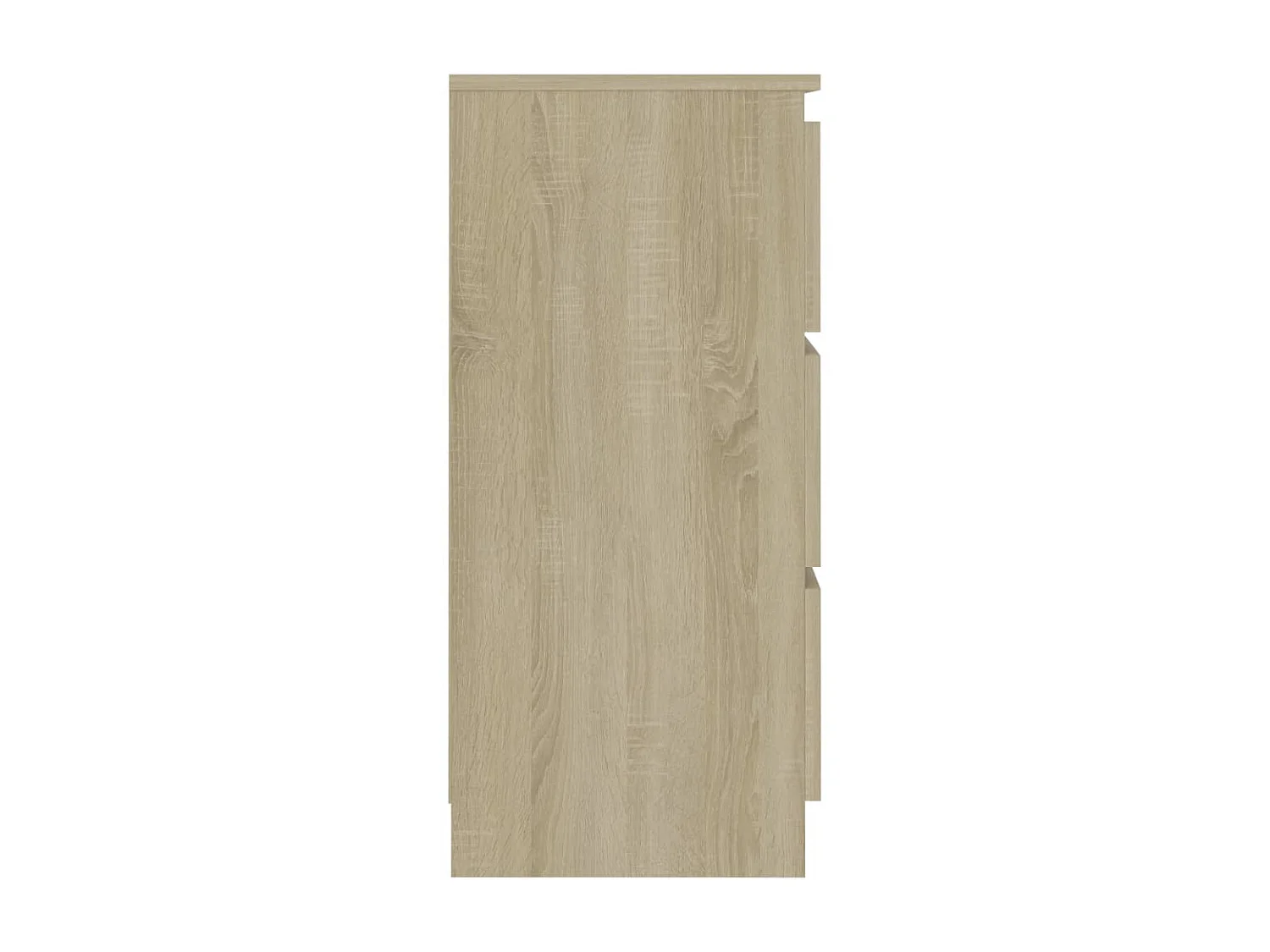 Dressoir 60x35x76 cm bewerkt hout sonoma eikenkleurig NL97186