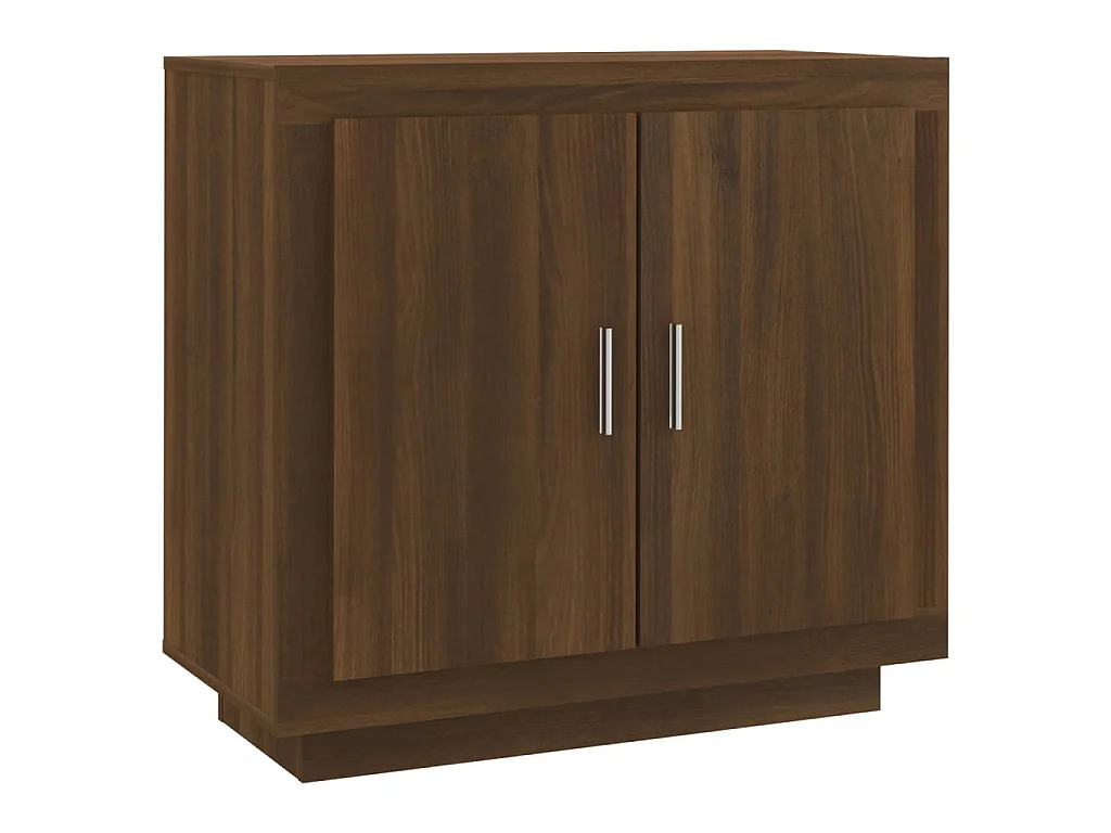 Buffet Chêne marron 80x40x75 cm Bois d'ingénierie EGER60480