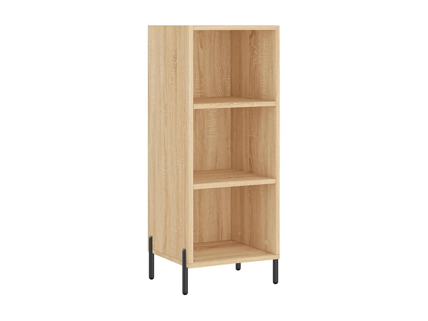 Buffet chêne sonoma 34,5x32,5x90 cm bois d'ingénierie QWE24824