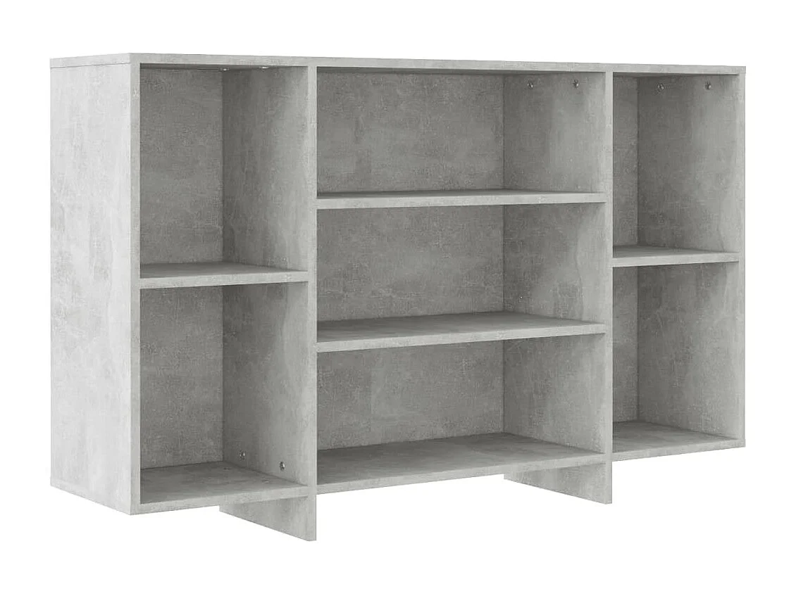 Buffet gris béton 120x30x75 cm bois d'ingénierie EGER73271