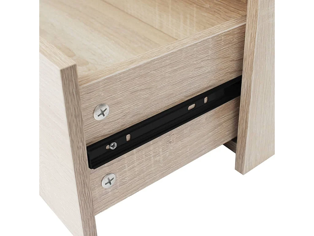 Buffet avec 4 tiroirs 60 x 30,5 x 71 cm Couleur de chêne EGER54642