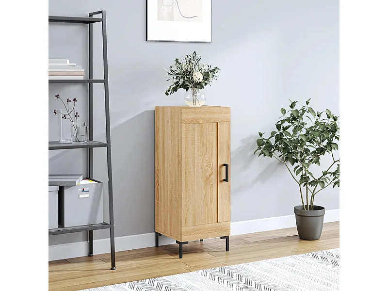 Buffet Chêne sonoma 34,5x34x90 cm Bois d'ingénierie QWE61509