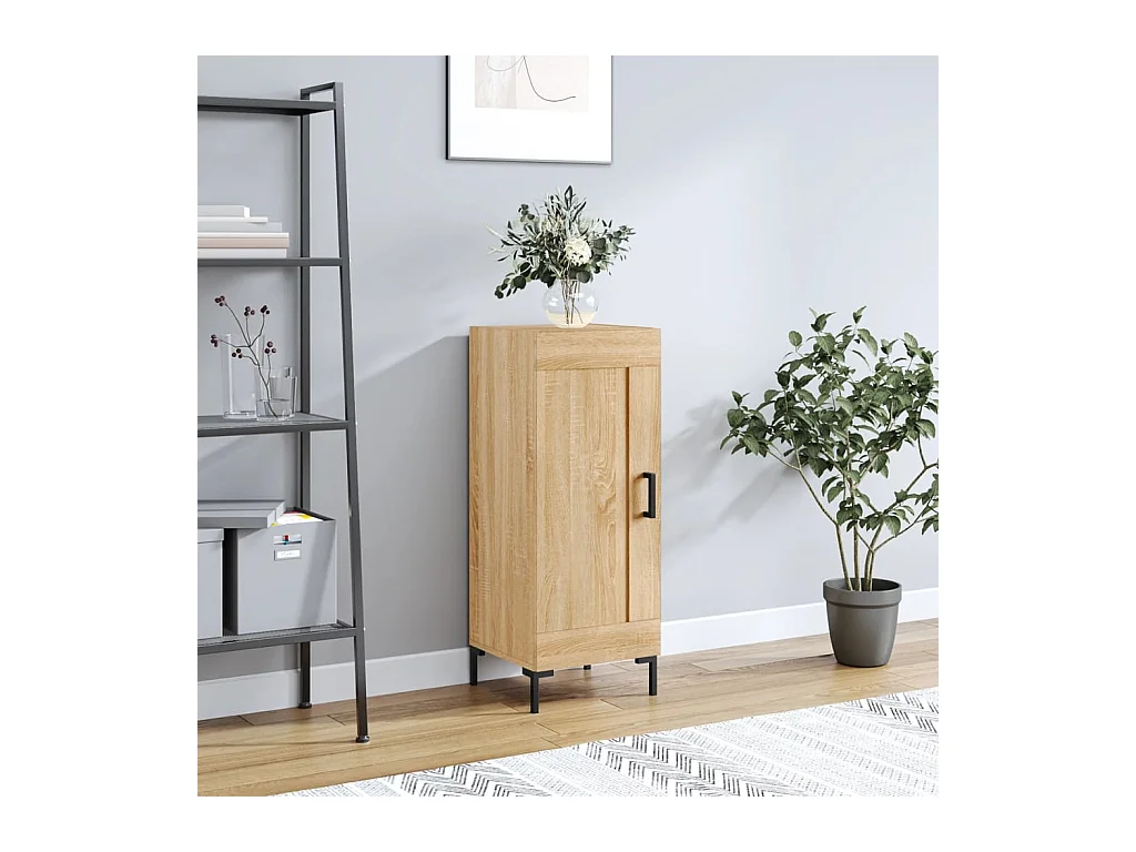 Dressoir 34,5x34x90 cm bewerkt hout sonoma eiken NL24140