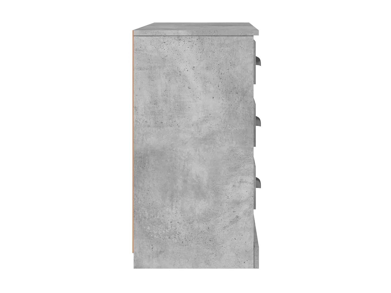 Buffet gris béton 104,5x35,5x67,5 cm bois d'ingénierie EGER37063