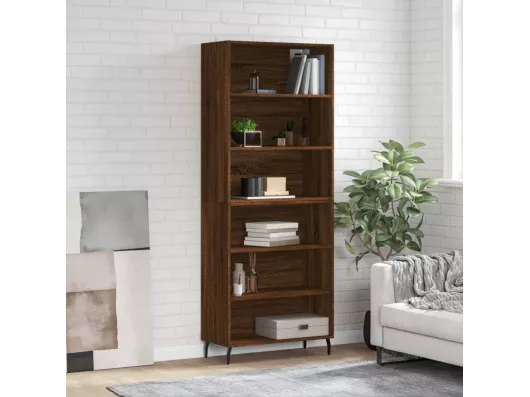 Kauf Unique Highboard,Kommode Braun Eichen-Optik 69,5x32,5x180 cm Holzwerkstoff -gkd449388