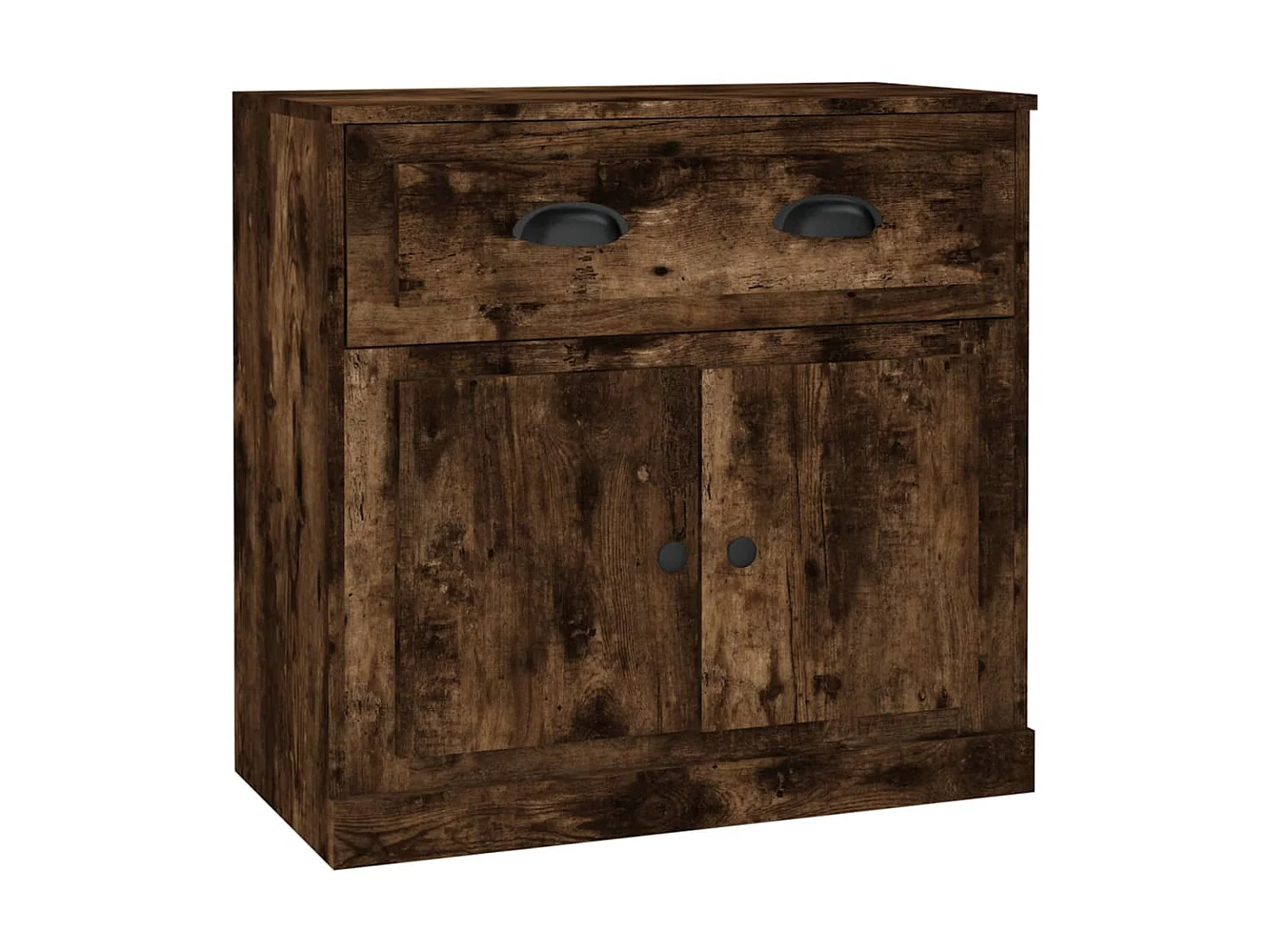 Aparador de madera contrachapada roble ahumado 70x35,5x67,5 cm ES32109