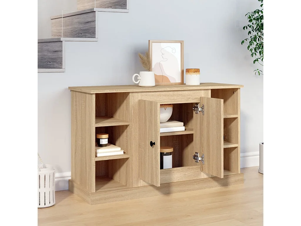 Buffet Chêne sonoma 100x35,5x60 cm Bois d'ingénierie EGER41751