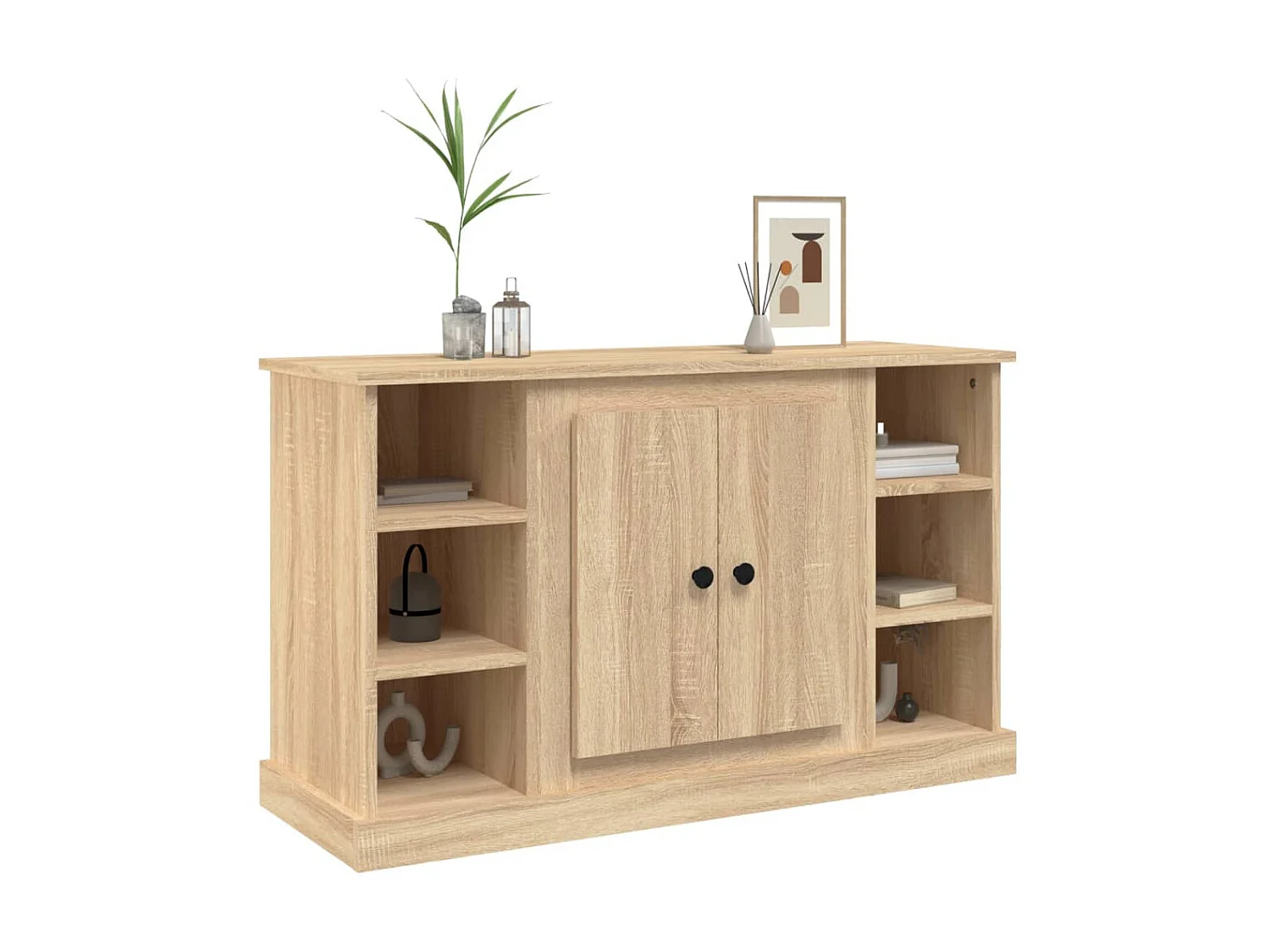 Buffet Chêne sonoma 100x35,5x60 cm Bois d'ingénierie EGER41751
