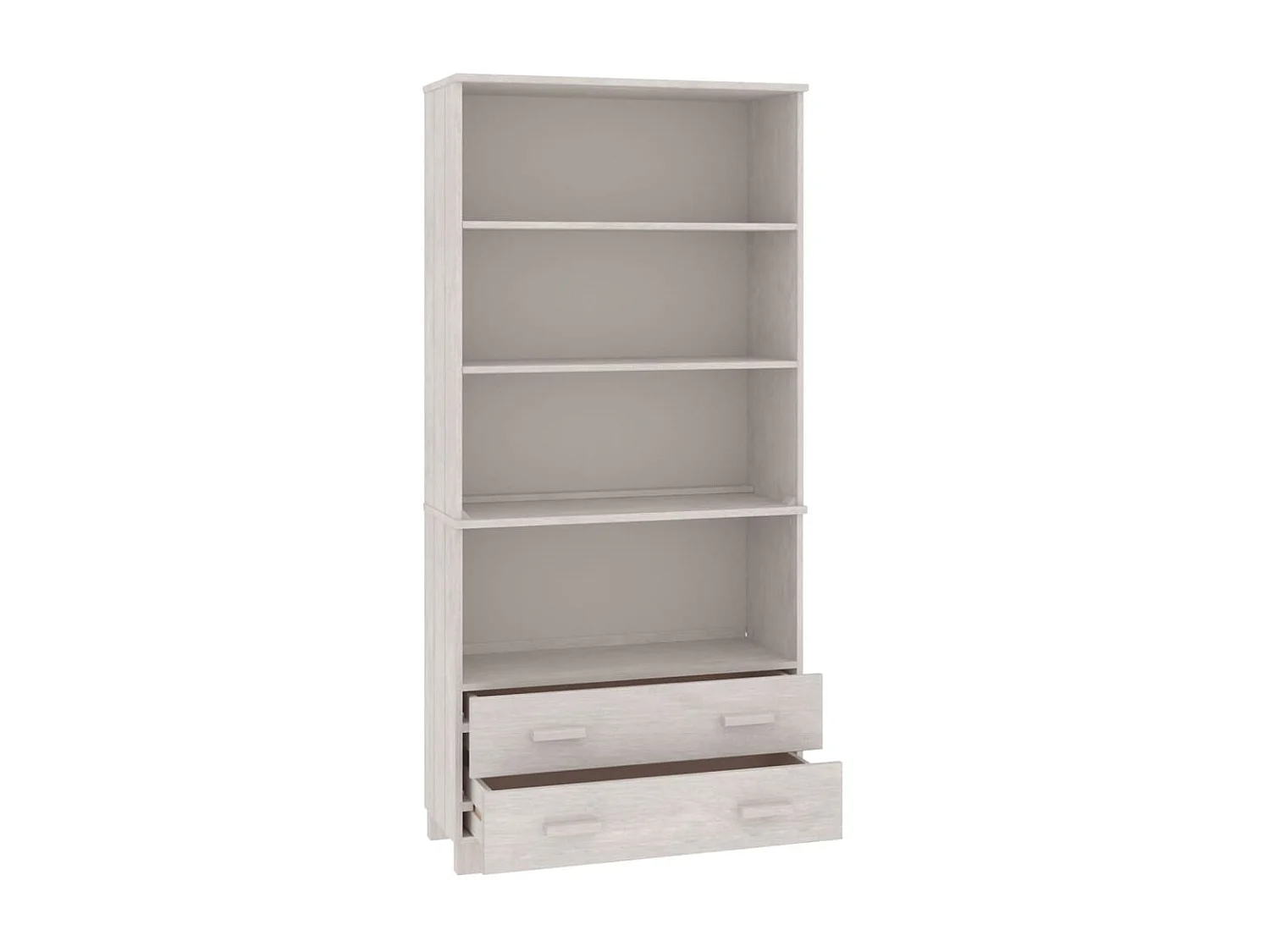 Aparador alto HAMAR pinho maciço branco PT359993