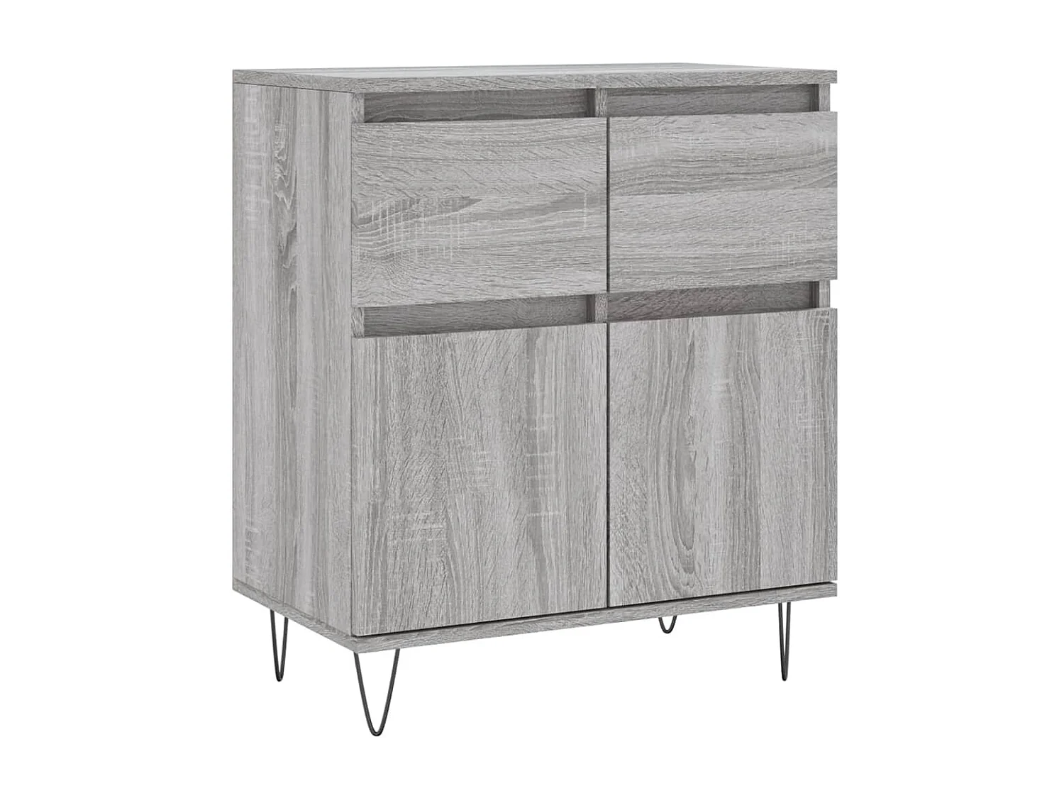 Buffet Sonoma gris 60x35x70 cm Bois d'ingénierie QWE61891